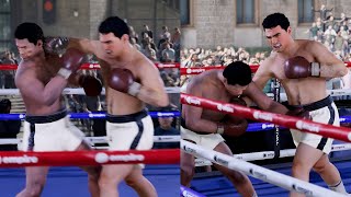 Rocky Marciano vs Muhammad Ali  Blood and Guts  Undisputed Boxing Game Online Fight [upl. by Haimarej423]