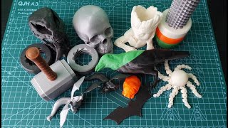 3D PRINTED Thors Hammer I Baby Groot I Venom I Skull l Pokemon I Octopus [upl. by Walden923]