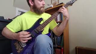 Insummation Cover Mitochondrion  Left channel  Guitar only [upl. by Nawat]