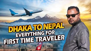 Dhaka to Kathmandu  Nepal tour 2023  Day 1  Everything needs to know  Biman Bangladesh Airlines [upl. by Diandre]