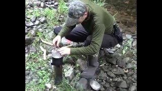 VIRE Rocket Stove REVIEW Sardine Tomato Basil Long Grain rice [upl. by Nerred271]