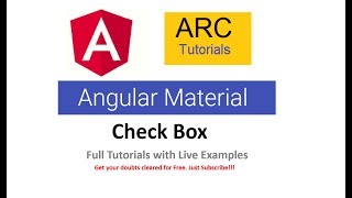 Angular Material Tutorial  Angular Material Checkbox Tutorial  Angular Tutorials For Beginners [upl. by Crotty535]