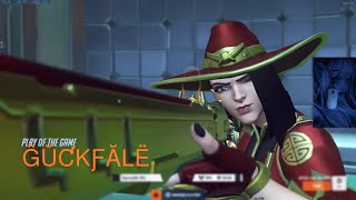 GALE is SHOWING HIS ASHE  POTG OVERWATCH 2 SEASON 11 [upl. by Ariela]