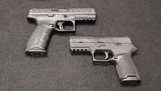 Beretta APX vs Sig P320 [upl. by Essirehc898]