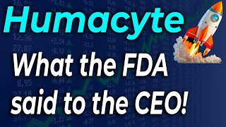 Humactye HUMA What did FDA say to the CEO [upl. by Dun]