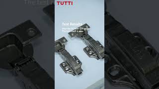 Tutti H105 Hinge Durability and Saltspray Testing tutti cabinethardware cabinethinge [upl. by Holleran]