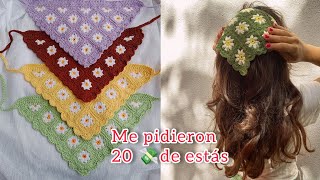 PASO A PASO me hicieron un pedido de 20💢 pañoletas tejidas a crochet aquí te enseño a hacerlas🙌 [upl. by Marguerite142]