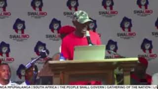 EFF Swaziland  SPLM  IB DHLAMINI  Swazi Lives Matter  The Gathering Of Nation [upl. by Htrag]