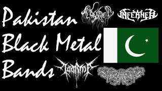 Pakistan Black Metal Bands I Metal from Pakistan Part 1 [upl. by Rehctelf]