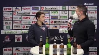 EC Hannover Indians vs Krefelder eV 1981 PreGame Interview MiserottiBöttcher [upl. by Anyahs148]