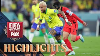 Brazil vs South Korea Highlights  2022 FIFA World Cup  Round of 16 [upl. by Eerrahs]