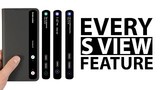 EVERY Galaxy S21 Ultra SView Cover Feature With S Pen [upl. by Nahgaem670]