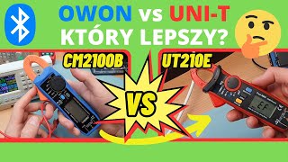 Multimetr cęgowy BT OWON CM2100B vs UNIT UT210E  który lepszy Sprawdzam FNIRSI SG003A vs SG004A [upl. by Fidelis]