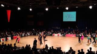 Evgeny VinokurovChristina Luft DMDeutsche Meisterschaft S Latein 2014 Semifinale Samba [upl. by Gnuj]