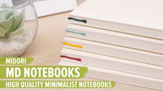 Midori MD Notebooks High Quality Minimalist Notebooks for Journalers and Artists [upl. by Isewk81]