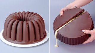 A Collection OF CAKE Oddly Satisfying Chocolate Cake You Never Seen  Awesome Cake Decorating Ideas [upl. by Zennas821]