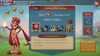 Lords Mobile  Ganamos la Etapa Élite 718 Llamas Danzantes [upl. by Hgielrak484]