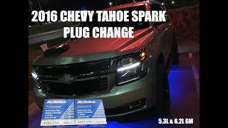 2016 CHEVY TAHOE  GMC YUKON SPARK PLUG CHANGE  HOW TO [upl. by Llebana538]