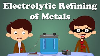 Electrolytic Refining of Metals  aumsum kids science education children [upl. by Varini803]