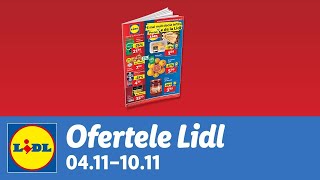 Ofertele saptamanii la Lidl • 4  10 Noiembrie 2024 [upl. by Ttezzil]