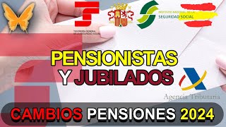 🦋 ¡ATENTOS pensionistas y jubilados VAN A RECIBIR UNA CARTA de la Seguridad Social PENSIONES 2024 [upl. by Innej284]