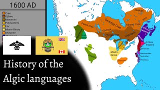 History of the Algic languages AlgonquianWiyotYurok languages [upl. by Snapp]