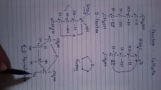 Fischer amp Haworth projection formulas for Fructose Biomolecules class 12 chemistry [upl. by Atirhs]