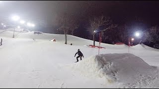 Wilmot Mountain 2017 Terrain ParkGoPro [upl. by Monahon]