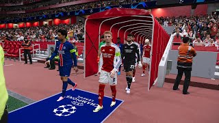 ARSENAL X PSG  Champions League 2024 ⚽ Efootball PES 2024 [upl. by Ause]