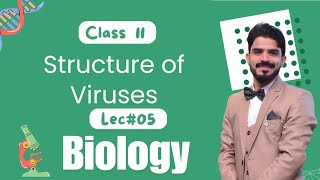 Structure of Viruses Chapter 05  Biology Class 11  Lec05 [upl. by Atcele]