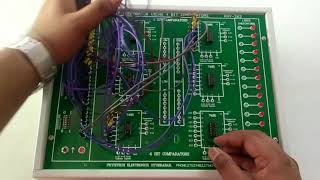 PHYSITECHS 16 BIT COMPARATOR USING 4 BIT COMPARATORS TRAINER KIT [upl. by Maier]