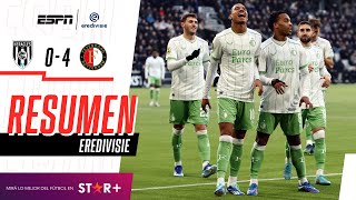 ¡ASISTENCIA DE SANTIAGO GIMÉNEZ Y GOLEADA DEL CLUB DEL PUEBLO  Heracles 04 Feyenoord  RESUMEN [upl. by Crotty]