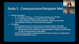 Katherine amp Ryan  Wigboldus et al 2000 How do we communicate stereotypes Linguistic bases [upl. by Semajwerdna]