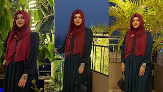 Recreating Hijab Style from My Birthday Look 2022 Tahmina Shova💝💝 [upl. by Elletsyrc]