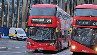 RARE Journey on the London Bus Route 242 Enviro400H City [upl. by Mccutcheon]