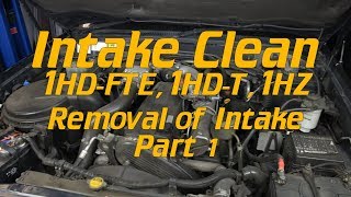 EGR Delete Intake clean Part 1 Intake Strip [upl. by Pagas]