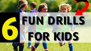 🎯How to Coach Soccer for U5 U6 U7 Age Groups  6 Fun Drills For Kids 2021 [upl. by Aieka]