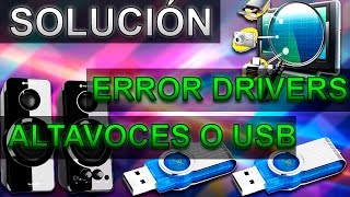 Solución Drivers mi PC no reconoce USBAudioAltavoces [upl. by Yrral]