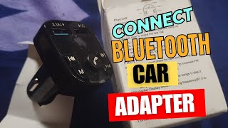 How to Connect a Bluetooth Car Adapter that Has an FM Transmitter [upl. by Ehgit]