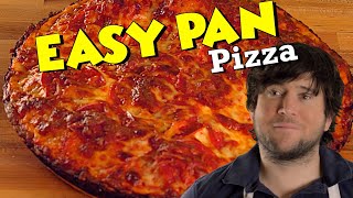 Easy Pan Pizza 🍕 [upl. by Hanad]