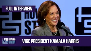 Vice President Kamala Harris on the Howard Stern Show FULL INTERVIEW [upl. by Neyut442]