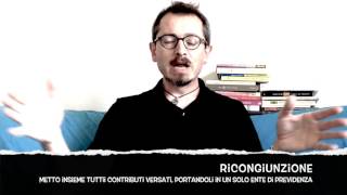 Ricongiunzione mettere in ordine i contributi versati [upl. by Blight]