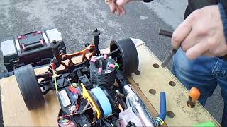 RC Modellismo Caserta  Tutorial primo avviamento motore a scoppio 35cc su macchina radiocomandata [upl. by Lama264]