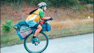 He Unicycled 20000miles from Alaska to South America  Ep17 Unicycling Across America [upl. by Asseram]