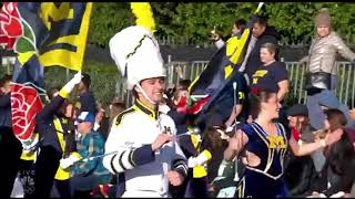 Michigan Marching Band Rose Bowl Parade 2024 [upl. by Leiram890]