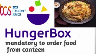 how to use hungerbox in tcs canteencafeteria tcs hungerbox 2022 wipro [upl. by Yalc]