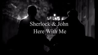 Sherlock and John  Here With Me Reichenbach Fall [upl. by Gobert]