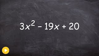 Learn how to factor a trinomial factoring practice [upl. by Gauthier]