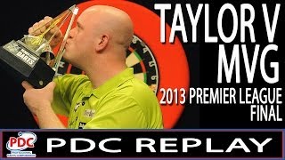 Phil Taylor v Michael van Gerwen Premier League Darts Final 2013 [upl. by Javler]