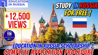 EDUCATION IN RUSSIA SCHOLARSHIP APPLICATION PROCEDURE  FREE EDUCATION  STIPEND  ACCOMMODATION [upl. by Currey]